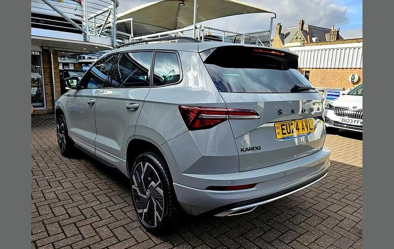 Used Skoda Karoq SportLine 150 HP (110 kW) 2024 Grey SUV