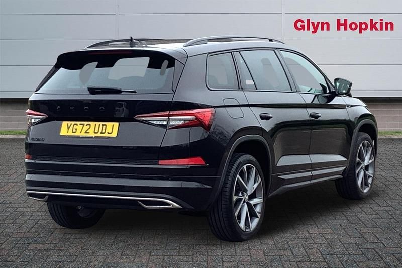 Used Skoda Kodiaq SportLine 150 HP (110 kW) 2022 Black SUV