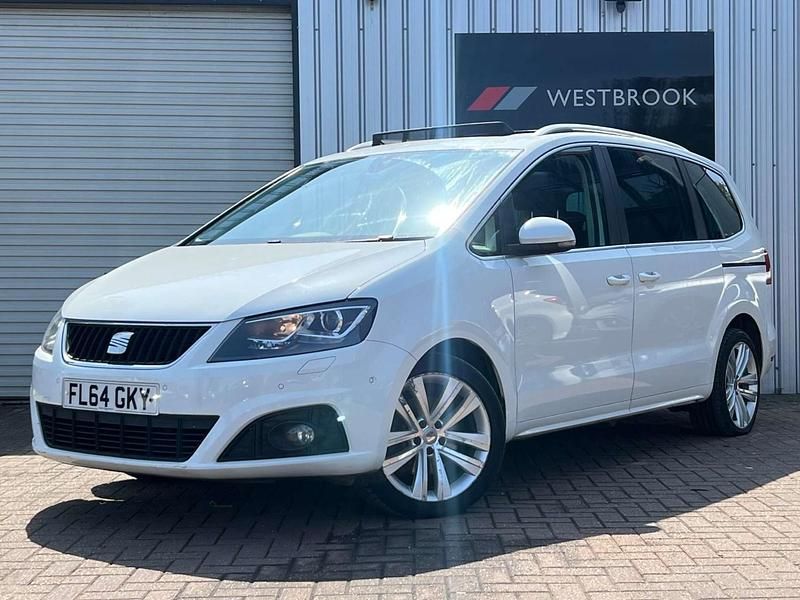 White Used 2014 Seat Alhambra SE MPV | £12,140 (Expensive) - Image 1/3