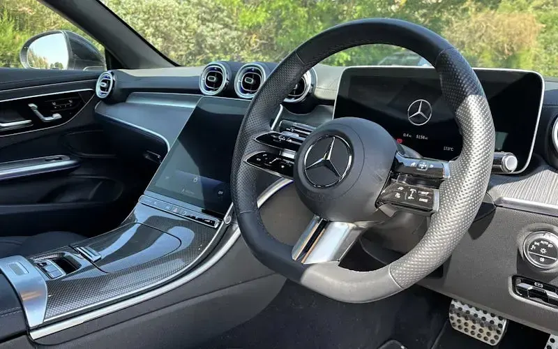 Used Mercedes CLE220 AMG line 197 HP (144 kW) 2025 Black Cabriolet