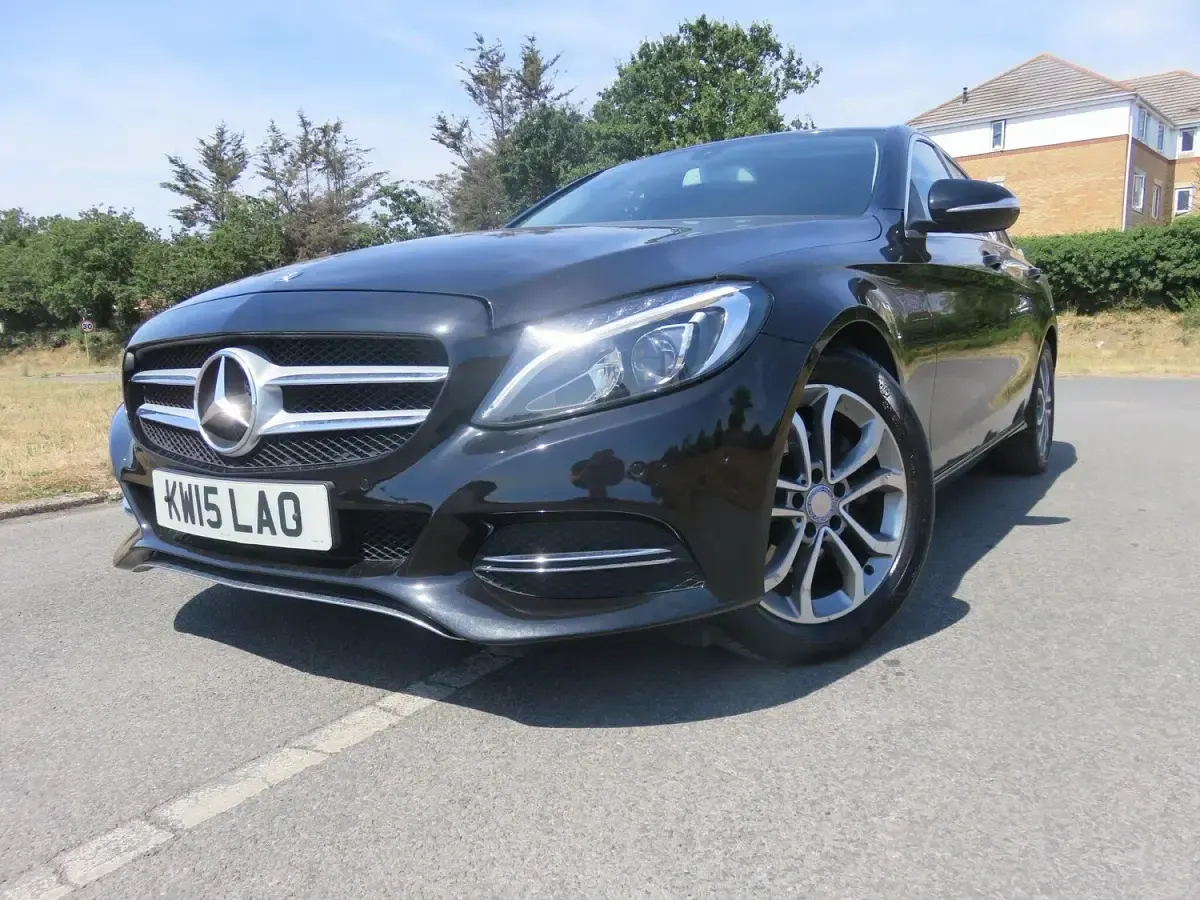Used Mercedes C220 2015 Black Sedan