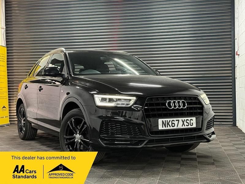 Black Used 2017 Audi Q3 S-Line SUV | £12,995 (Fair price) - Image 1/4