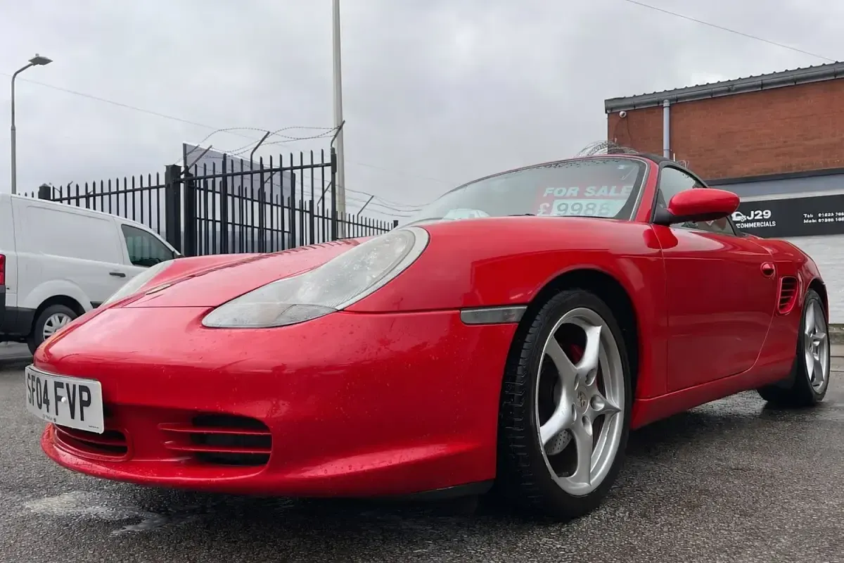 Used Porsche Boxster 260 HP (191 kW) 2004 Red Cabriolet