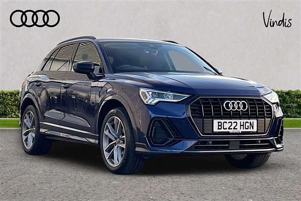 Blue Used 2022 Audi Q3 Black Edition SUV | £28,668 (Fair price) - Image 1/4