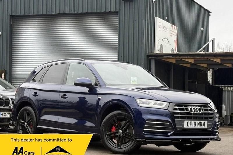 Used Audi Q5 S-Line 252 HP (185 kW) 2018 Blue SUV
