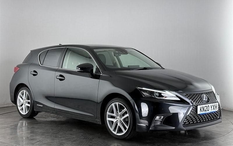Used Lexus CT200h 136 HP (100 kW) 2020 Black Hatchback