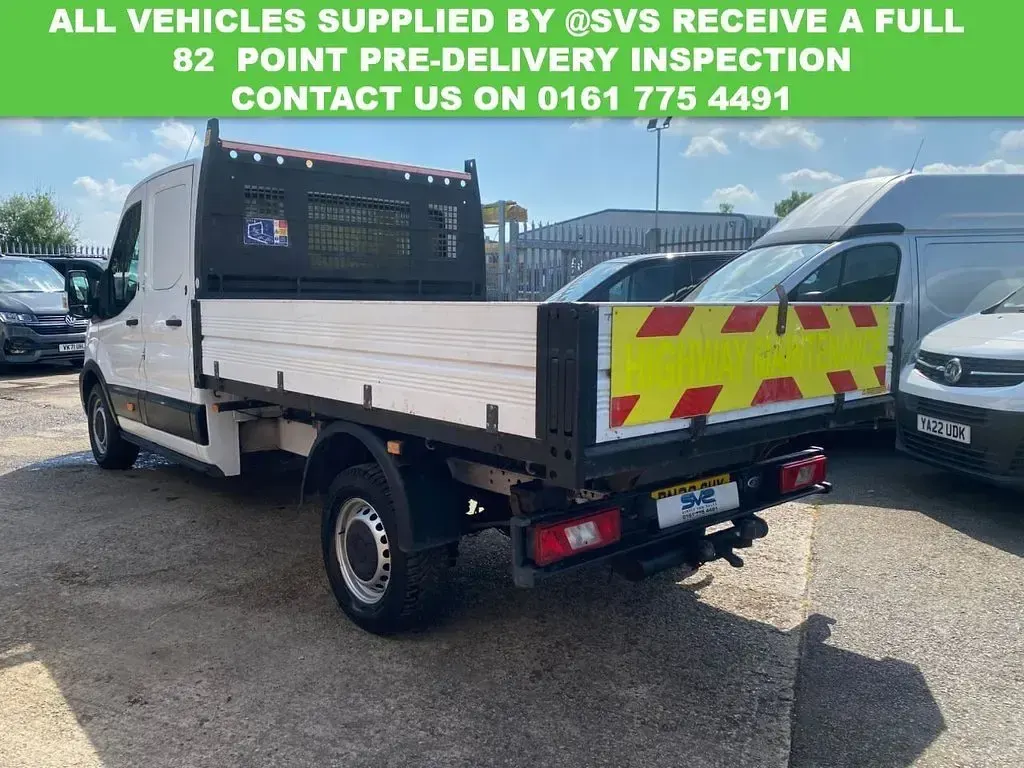 Used Ford Transit S 130 HP (95 kW) 2020 White Cabriolet