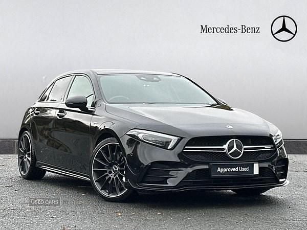 Black Used 2020 Mercedes A35 AMG Premium Plus Hatchback | £26,495 (Fair price) - Image 1/4