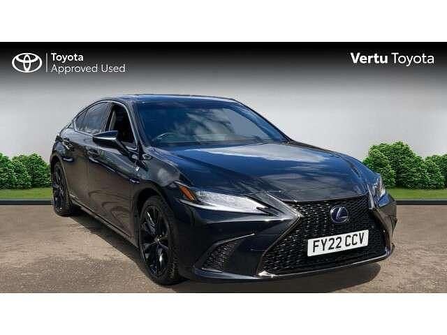 Black Used 2022 Lexus ES300H Sport Line Sedan | £25,624 (Fair price) - Image 1/4