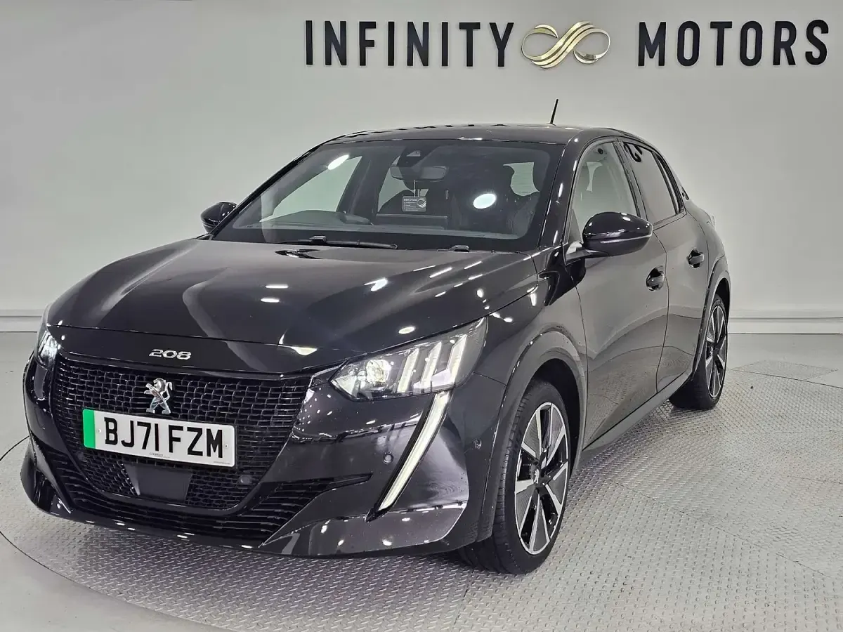 Used Peugeot e-208 GTi 100 kW (136 HP) 2021 Black Hatchback