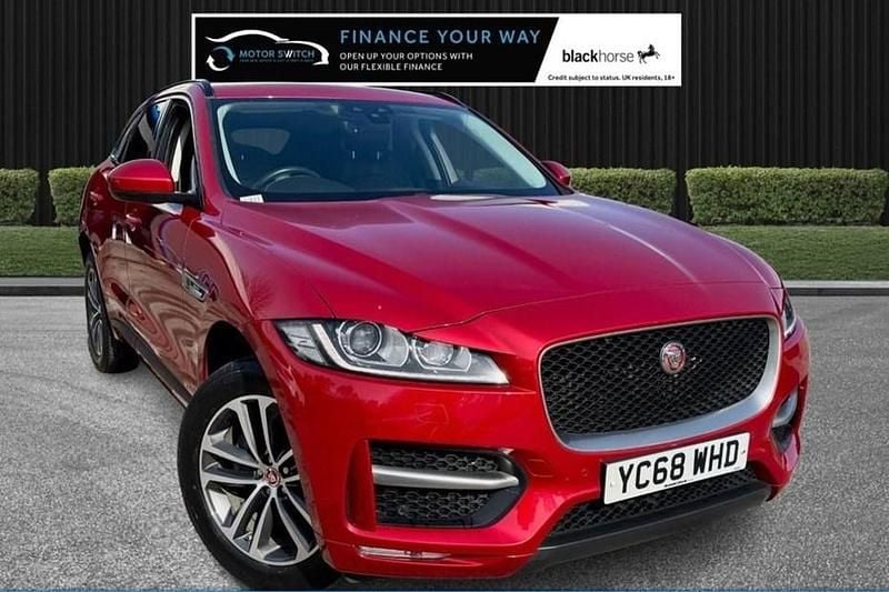 Used Jaguar F-Pace R-Sport 180 HP (132 kW) 2018 Red SUV