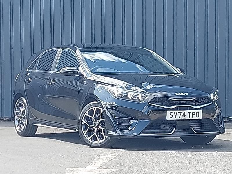 Black Used 2024 Kia Ceed GT-Line Hatchback | £20,698 (Fair price) - Image 1/4