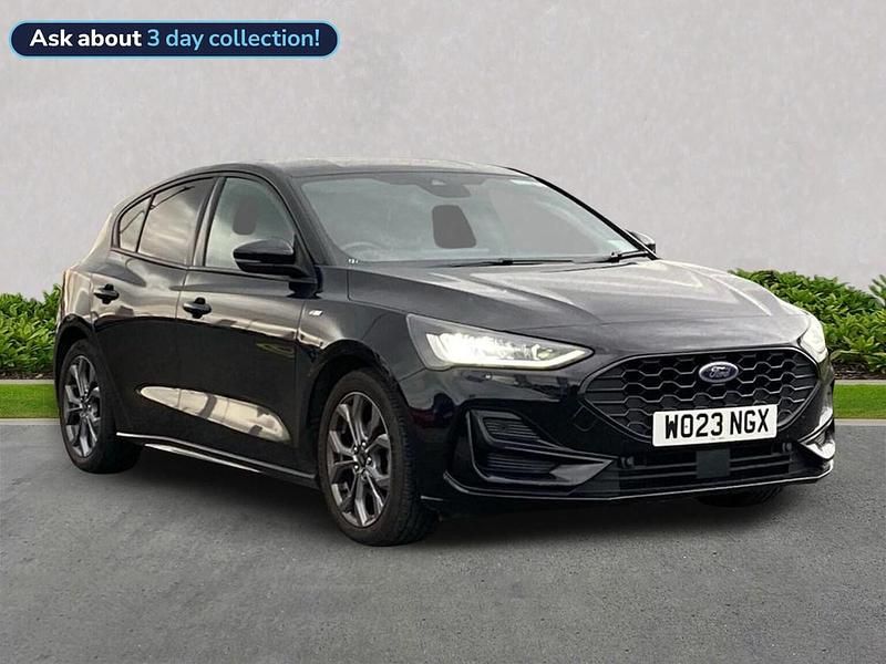 Black Used 2023 Ford Focus ST-Line Hatchback | £14,350 (Fair price) - Image 1/4