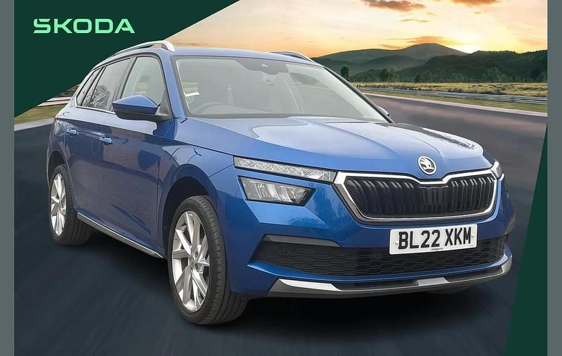 Used Skoda Kamiq SE L Executive 115 HP (84 kW) 2022 Blue SUV