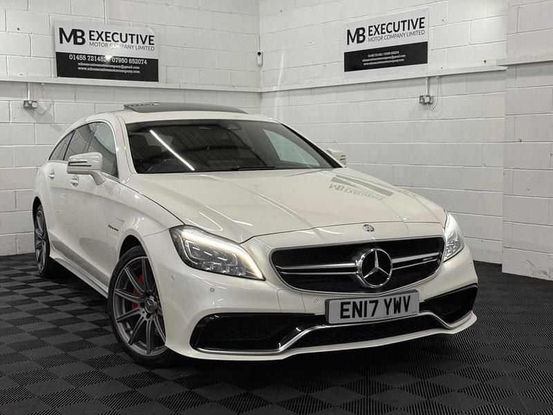White Used 2017 Mercedes CLS63 AMG Estate | £26,490 - Image 1/4