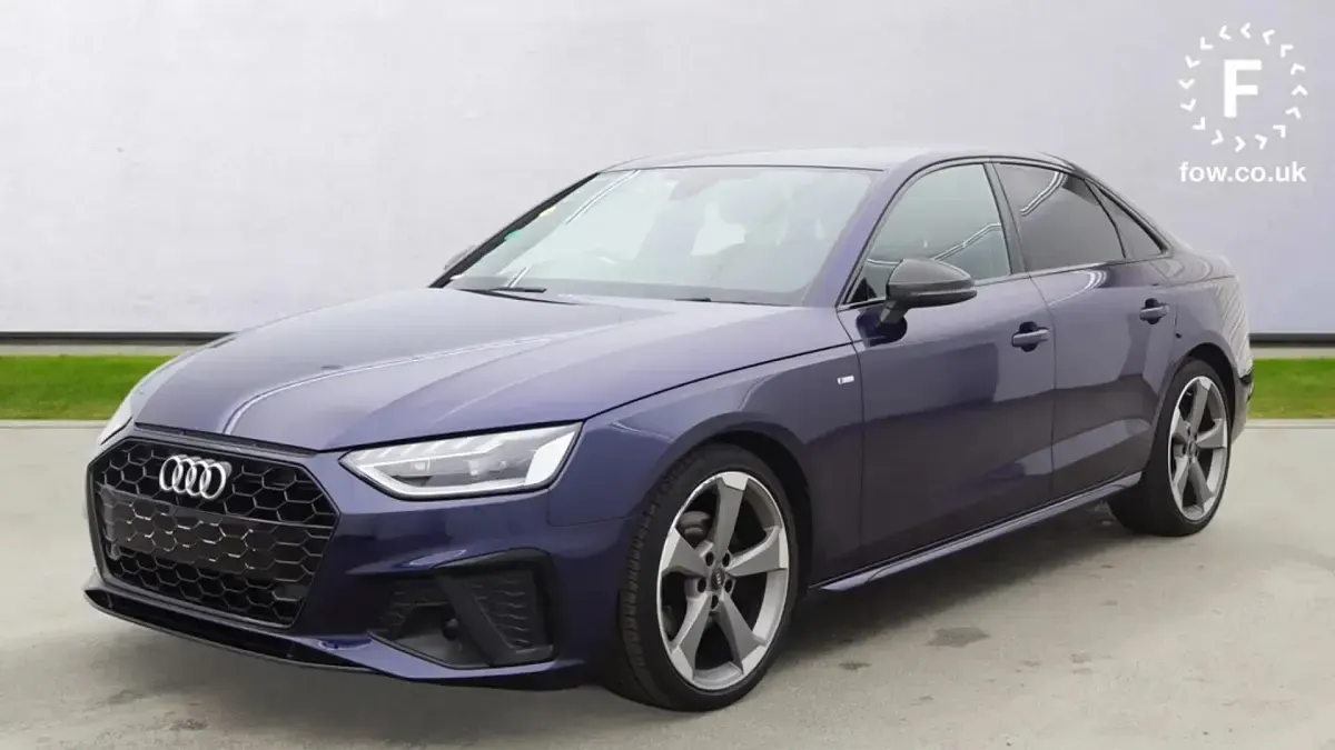 Used Audi A4 Black Edition 2020 Blue Sedan