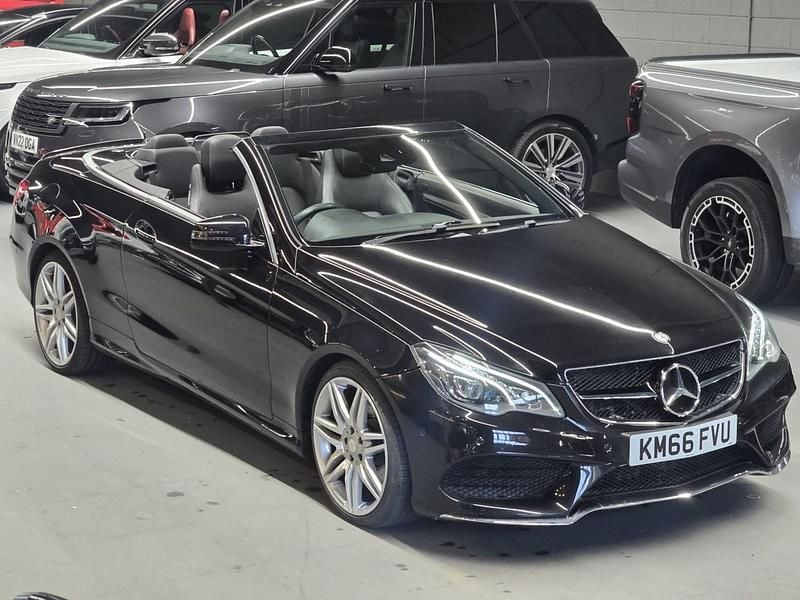 Black Used 2017 Mercedes E350 AMG line Cabriolet | £15,900 (Good price) - Image 1/4