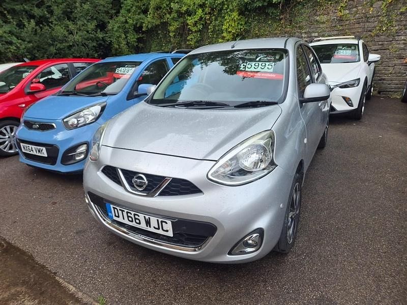 Silver Used 2017 Nissan Micra N-TEC Hatchback | £5,995 (Fair price) - Image 1/3