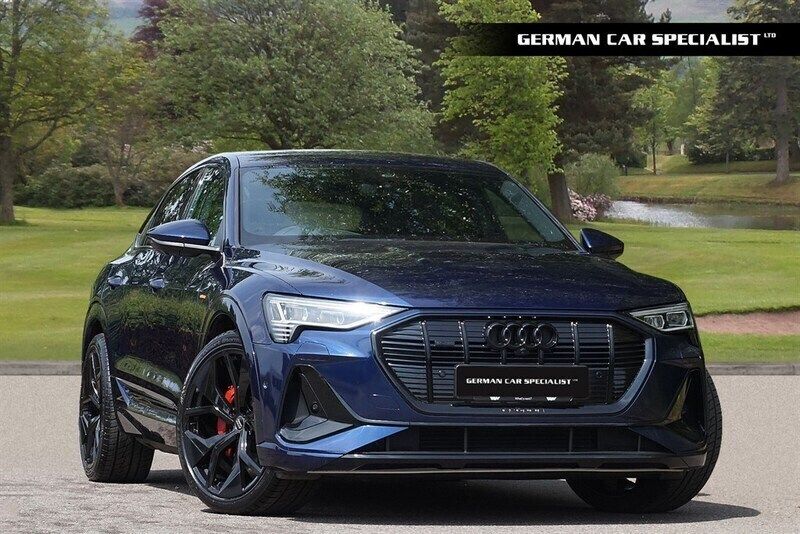 Navarra blue Used 2022 Audi e-tron Sportback S-Line SUV | £27,990 - Image 1/4