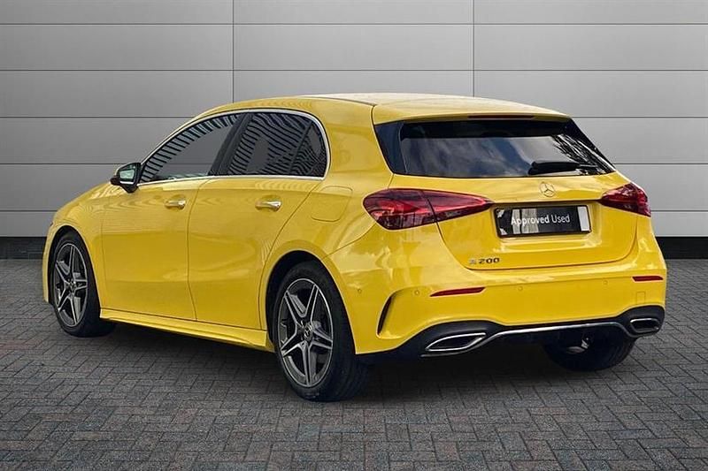 Used Mercedes A200 Executive 163 HP (119 kW) 2023 Sun yellow Hatchback