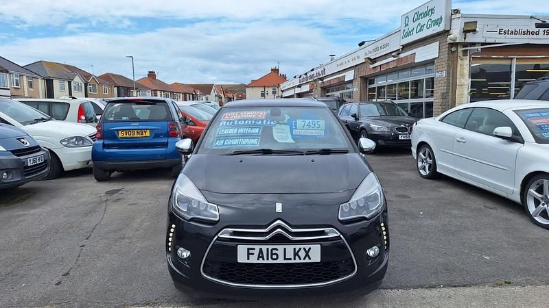 Black Used 2016 Citroën DS3 PureTech Hatchback | £6,695 (Expensive) - Image 1/4
