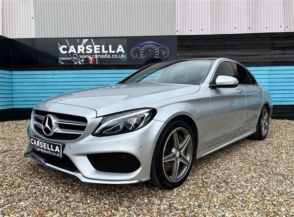 Silver Used 2015 Mercedes C250 AMG line Sedan | £10,950 (A bit pricey) - Image 1/1