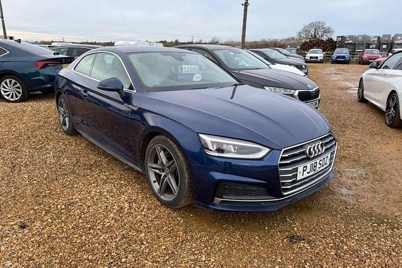 Blue Used 2018 Audi A5 S-Line Coupe | £12,949 (Fair price) - Image 1/1