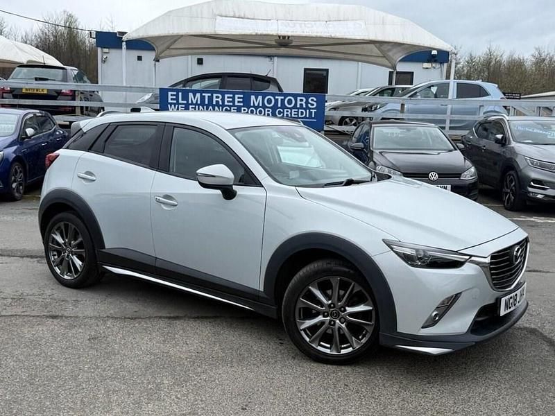 Begagnad Mazda CX-3 Inclusive 120 HK (88 kW) 2018 Silver SUV