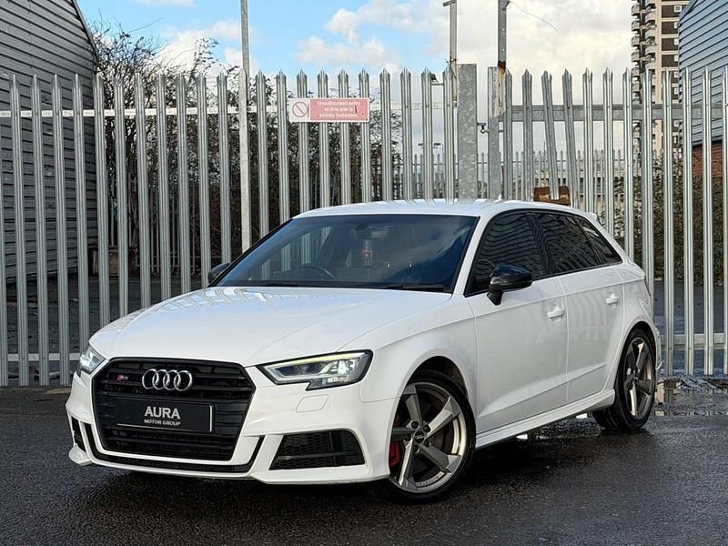 Used Audi S3 Sportback Black Edition 2018 White Hatchback