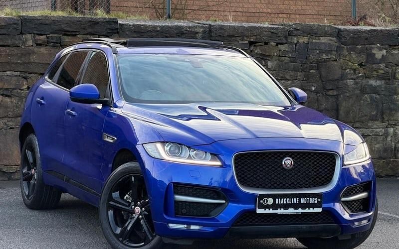 Used Jaguar F-Pace R-Sport 180 HP (132 kW) 2019 Blue SUV