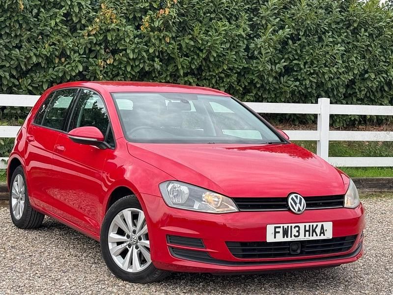Red Used 2013 VW Golf VII SE Hatchback | £7,495 (Super price) - Image 1/4