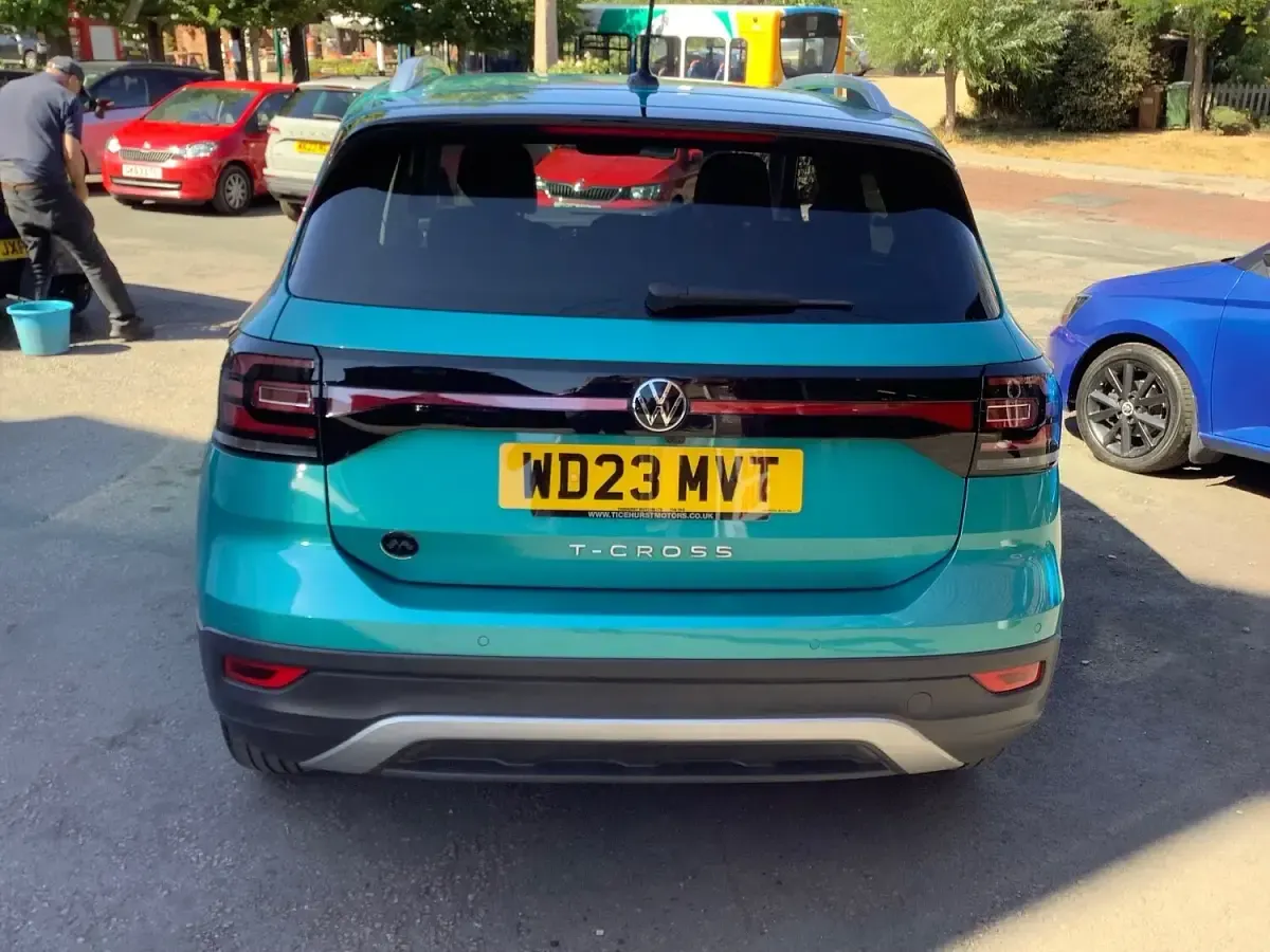 Used VW T-Cross SEL 110 HP (80 kW) 2023 Turquoise SUV