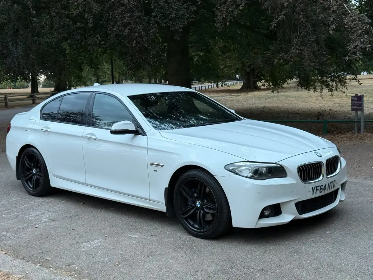 Used BMW 530 M Sport 254 HP (186 kW) 2014 White Sedan