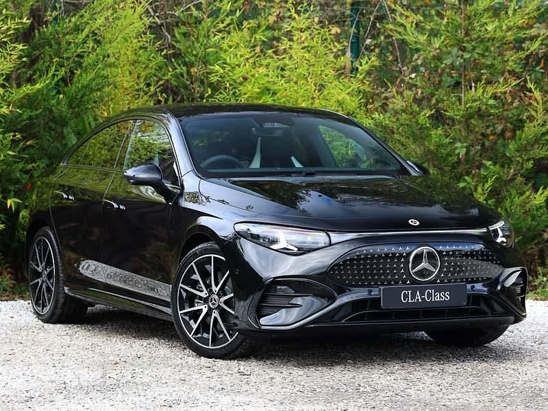 Black New 2025 Mercedes CLA 250+ AMG line Sedan | £45,698 (Fair price) - Image 1/4