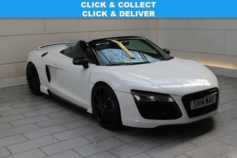 White Used 2014 Audi R8 Spyder Design Cabriolet | £45,000 - Image 1/3
