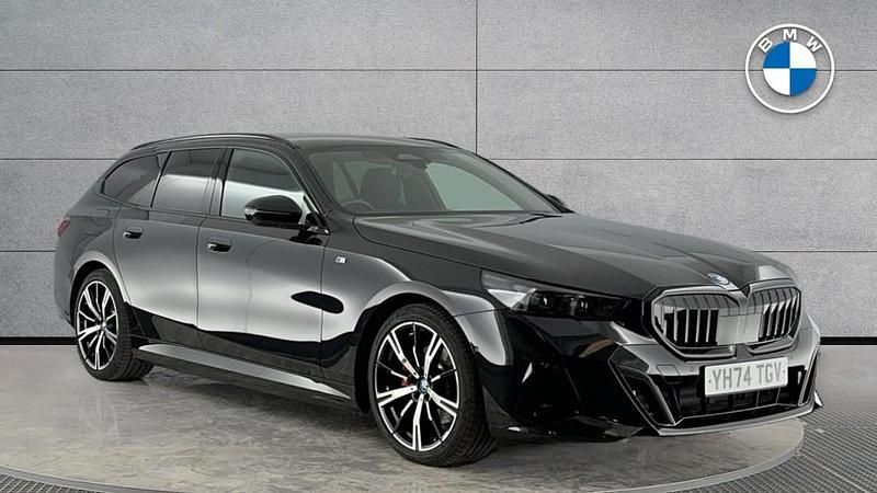 Black Used 2024 BMW 530e M Sport Estate | £43,940 - Image 1/4