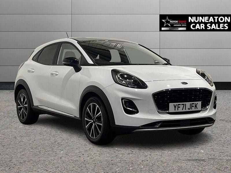 White Used 2021 Ford Puma Titanium SUV | £13,300 (Good price) - Image 1/4