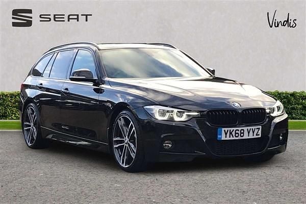 Black Used 2018 BMW 330 M Sport Estate | £19,711 (Super price) - Image 1/4