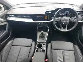 Used Audi A3 S-Line 150 HP (110 kW) 2021 Black Sedan