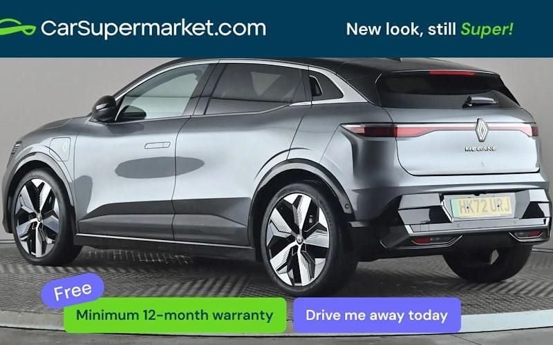 Used Renault Megane E-Tech Techno 160 kW (218 HP) 2022 Grey/black Hatchback