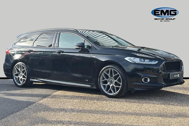 Black Used 2018 Ford Mondeo ST-Line X Estate | £18,350 - Image 1/3