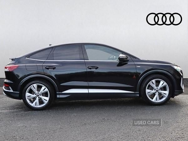 Used Audi Q4 e-tron S-Line 150 kW (204 HP) 2022 Black SUV