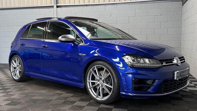 Used VW Golf VII R 360 HP (264 kW) 2016 Blue Hatchback