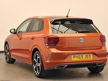 Used VW Polo R-line 115 HP (84 kW) 2019 Orange Hatchback