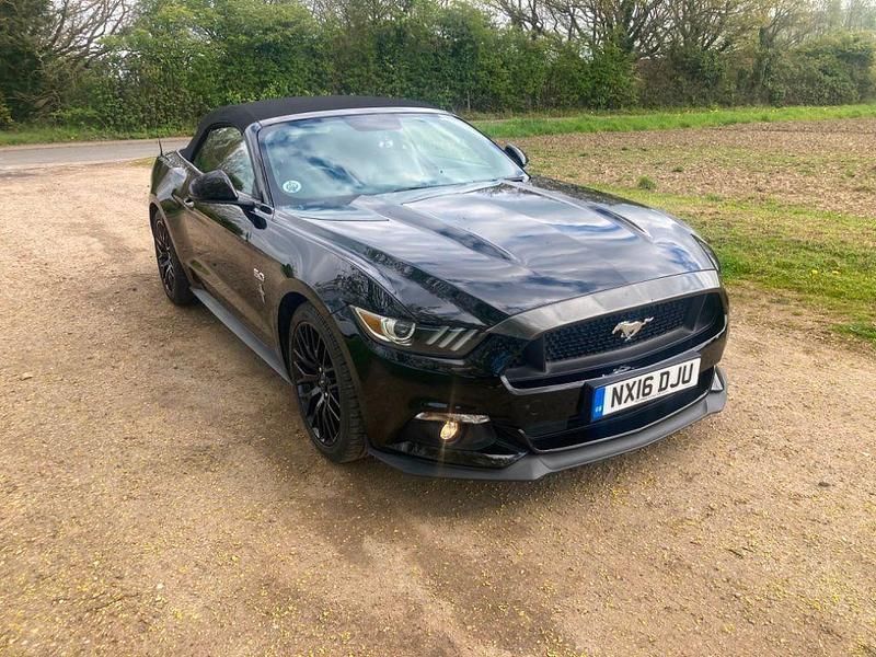 Black Used 2016 Ford Mustang GT Cabriolet | £16,500 - Image 1/4