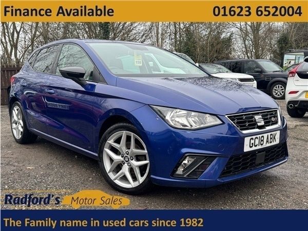 Blue Used 2018 Seat Ibiza FR Hatchback | £8,061 - Image 1/1