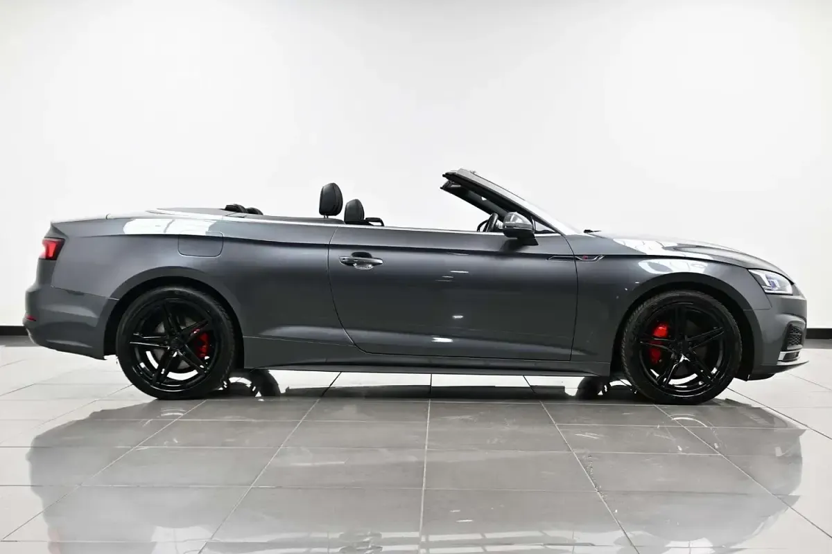 Used Audi A5 Cabriolet S-Line 190 HP (139 kW) 2017 Grey Cabriolet