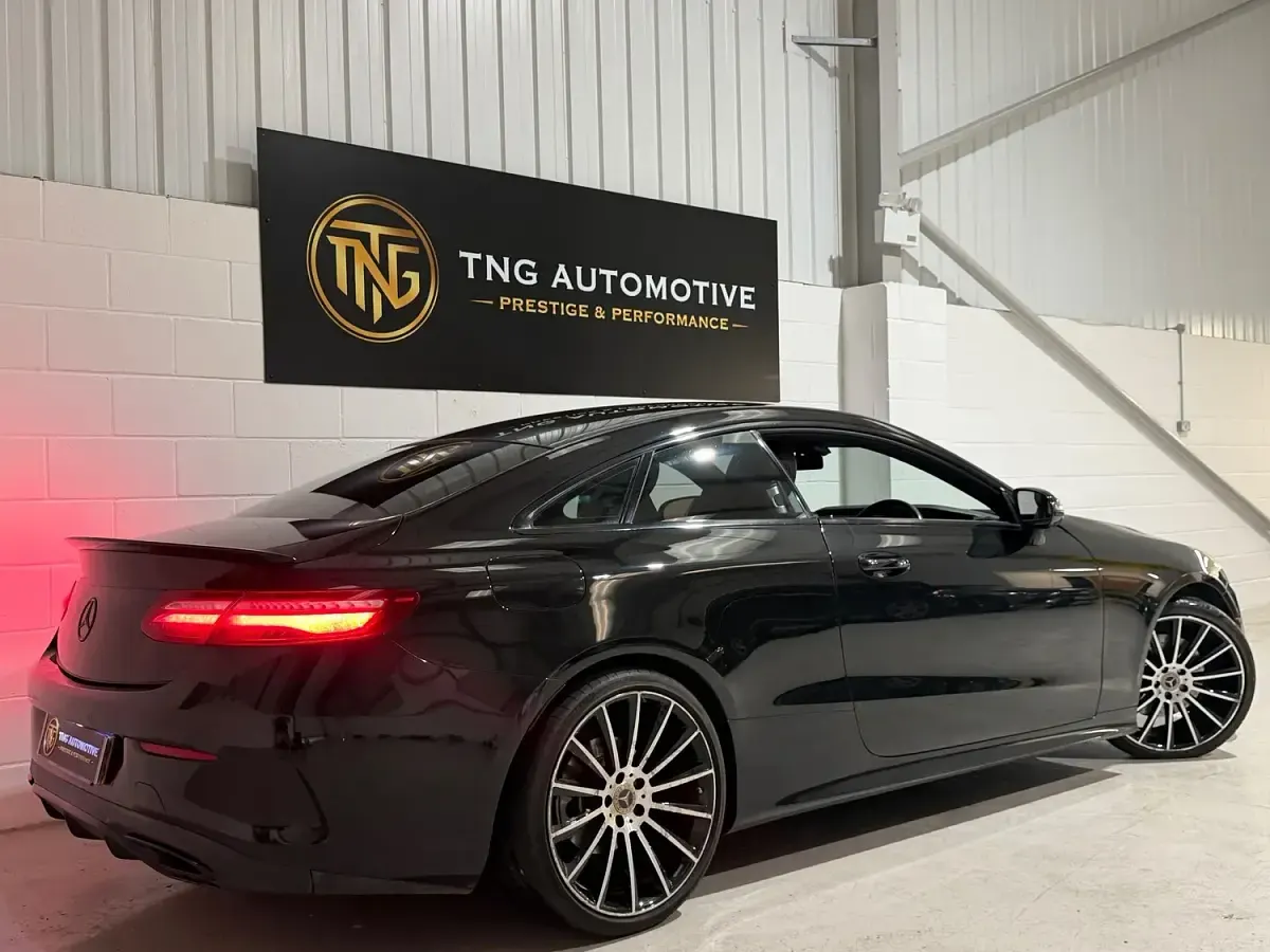 Used Mercedes E220 AMG line 194 HP (142 kW) 2017 Black Coupe