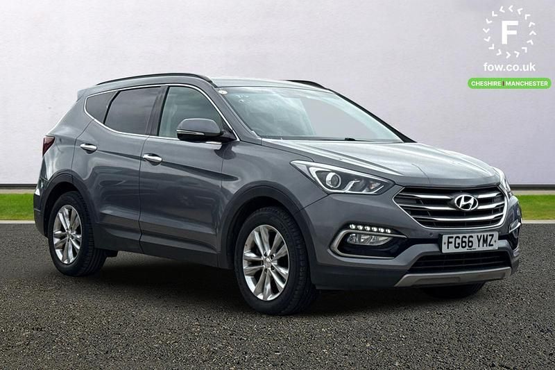 Silver Used 2016 Hyundai Santa Fe Premium SUV | £14,699 (Fair price) - Image 1/3