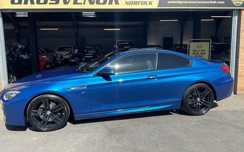 Usado BMW 640 M Sport 313 CV (230 kW) 2017 Azul Coupe